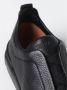 Ermenegildo Zegna Zwarte Low-Top Triple Stitch Sneakers Black Heren - Thumbnail 4