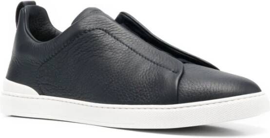 Ermenegildo Zegna Zwarte Sneakers voor Mannen Black Heren