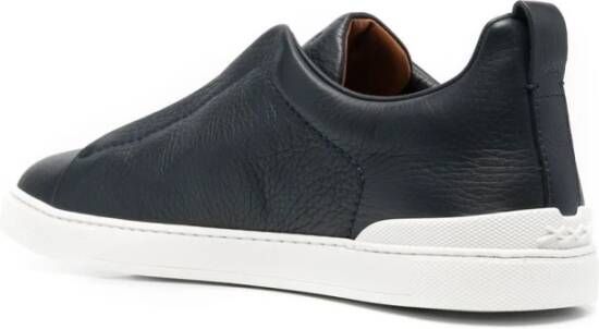 Ermenegildo Zegna Zwarte Sneakers voor Mannen Black Heren