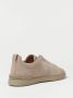 Ermenegildo Zegna Zwarte Triple Stitch Low-Top Sneakers Grijs Heren - Thumbnail 3