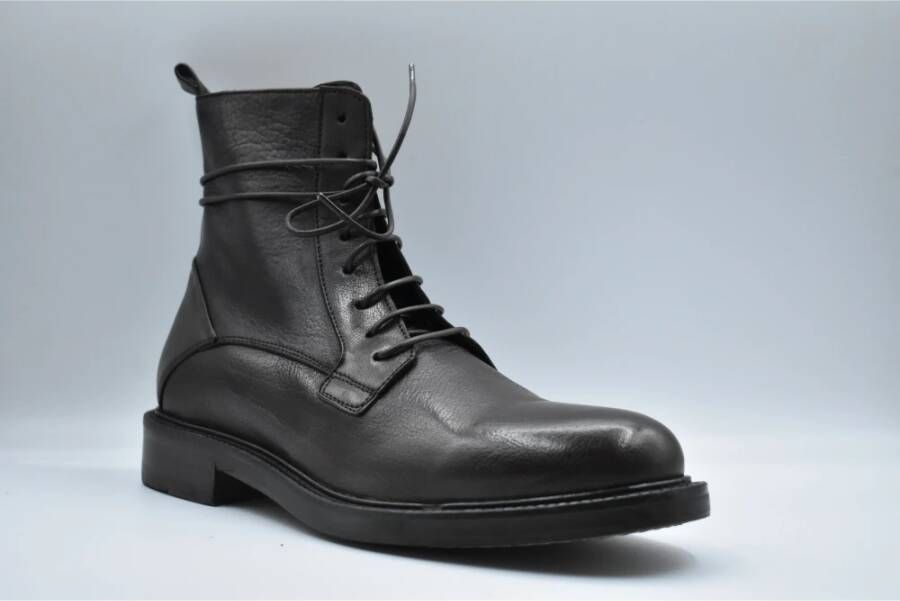 Ernesto Dolani Donkerbruine Veterschoenen Elegante Stijl Black Heren