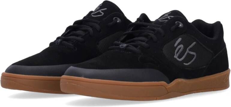 ES Zwarte Skate Schoenen met Vetersluiting Black Heren