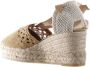 Espadrilles Beige Sandalen Valenciana Stijl Beige Dames - Thumbnail 3