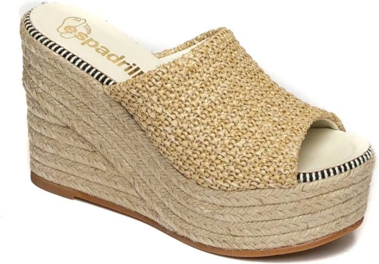 Espadrilles Beige Sandalen voor Zomer Outfits Beige Dames