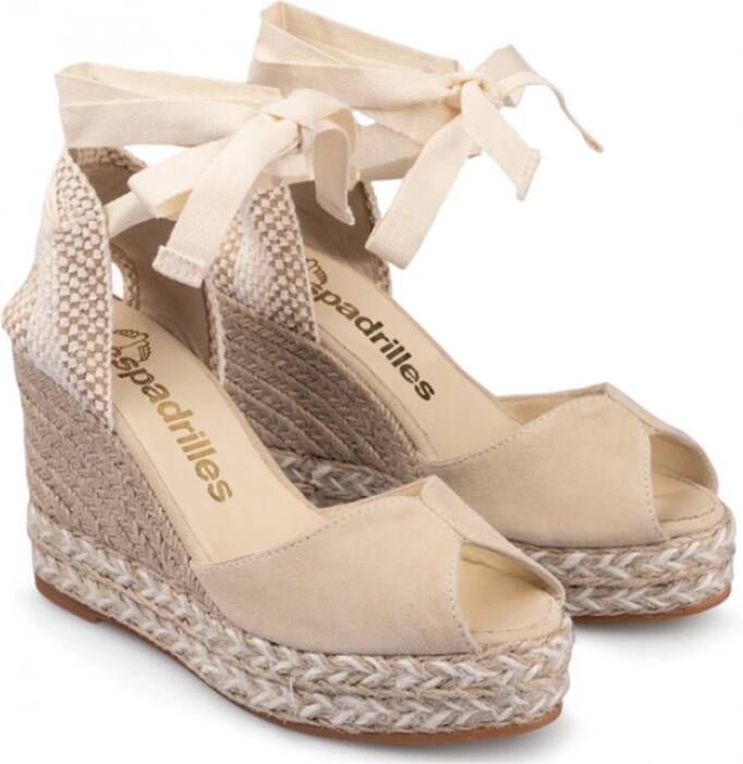 Espadrilles Beige Sandalen voor Zomer Outfits Beige Dames