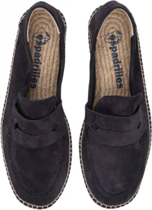 Espadrilles Blauwe Platte Schoenen Blue Heren