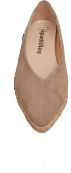 Espadrilles Platte Beige Schoenen Beige Dames