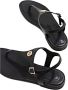 Esprit Zwarte Casual Open Platte Sandalen Black Dames - Thumbnail 4