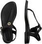 Esprit Zwarte Casual Open Platte Sandalen Black Dames - Thumbnail 5