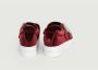 Essentiel Antwerp Bordeaux Rode Velvet Platform Sneakers Red Dames - Thumbnail 5