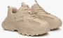 Estro Dames Beige Lage Sneakers met een Chunky Platform ES8 Er00115759 Beige Dames - Thumbnail 2