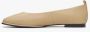 Estro Dames Beige Leren Ballet Flats Er00115273 Beige Dames - Thumbnail 2