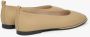 Estro Dames Beige Leren Ballet Flats Er00115273 Beige Dames - Thumbnail 3