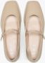 Estro Dames Beige Leren Ballet Flats met Gesp Er00114682 Beige Dames - Thumbnail 5