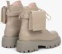 Estro Dames Beige Enkellaarzen gemaakt van Echt Leer Er00111791 Beige Dames - Thumbnail 5