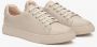 Estro Beige Leren Lage Sneakers voor Dames Beige Dames - Thumbnail 2