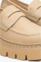 Estro Dames Beige Leren Loafers Er00113814 Beige Dames - Thumbnail 6