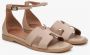 Estro Dames Beige Leren Sandalen Er00115453 Beige Dames - Thumbnail 3