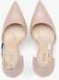 Estro Dames Beige Platform Pumps met Enkelband Er00115853 Beige Dames - Thumbnail 4