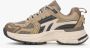 Estro Dames Beige Sneakers Gemaakt van Gemengde Materialen met Ademend Mesh ES8 Er00115739 Beige Dames - Thumbnail 2