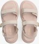 Estro Dames Beige Leren Strappy Sandalen Er00113089 Beige Dames - Thumbnail 4