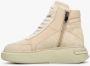 Estro Dames Beige Suède Hoge Winter Sneakers ES8 Er00112330 Beige Dames - Thumbnail 4