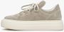 Estro Dames Beige Velours Lage Sneakers Er00114568 Beige Dames - Thumbnail 3