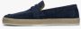 Estro Heren Navy Blue Mocassins gemaakt van Echt Italiaans Velours Er00115000 Blue Heren - Thumbnail 2