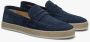 Estro Heren Navy Blue Mocassins gemaakt van Echt Italiaans Velours Er00115000 Blue Heren - Thumbnail 3