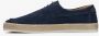 Estro Heren Navy Blauwe Veterschoenen gemaakt van Echt Velours Er00115092 Blue Heren - Thumbnail 2