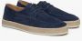 Estro Heren Navy Blauwe Veterschoenen gemaakt van Echt Velours Er00115092 Blue Heren - Thumbnail 3