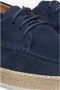 Estro Heren Navy Blauwe Veterschoenen gemaakt van Echt Velours Er00115092 Blue Heren - Thumbnail 6