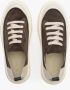 Estro Dames Bruin & Beige Lage Top Leer & Suède Sneakers Er00113499 Brown Dames - Thumbnail 4