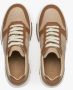 Estro Dames Bruin & Wit Sneakers gemaakt van Italiaans Echt Leer Er00114890 Brown Dames - Thumbnail 5