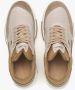 Estro Bruine en beige platform sneakers voor vrouwen gemaakt van leer en velours Brown Dames - Thumbnail 5