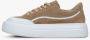 Estro Dames Bruine Lage Sneakers gemaakt van Echt Italiaans Velours Er00115644 Brown Dames - Thumbnail 3