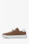 Estro Heren Bruine Lage Sneakers gemaakt van Nubuck Er00111157 Brown Heren - Thumbnail 3