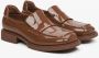 Estro Dames Bruine Lakleren Loafers Er00113573 Brown Dames - Thumbnail 2