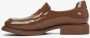 Estro Dames Bruine Lakleren Loafers Er00113573 Brown Dames - Thumbnail 3