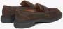 Estro Bruine Penny Loafers Premium Velours Brown Dames - Thumbnail 4