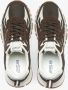 Estro Bruine Sneakers voor vrouwen gemaakt van textiel en eco-leer ES8 Er00115857 Brown Dames - Thumbnail 4