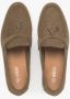 Estro Dames Bruine Kwast Loafers gemaakt van Nubuck Er00114610 Brown Dames - Thumbnail 4