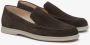 Estro Heren Zadelbruine Velours Slip-On Loafers Er00112974 Brown Heren - Thumbnail 2