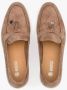 Estro Dames Bruine Kwast Loafers gemaakt van Velours Er00112679 Brown Dames - Thumbnail 4