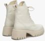 Estro Dames Lichtbeige Enkellaarsjes met Hak Er00113554 Beige Dames - Thumbnail 5