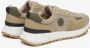 Estro Dames Beige Sneakers gemaakt van Zacht Textiel & Eco-Leer ES8 Er00115854 Beige Dames - Thumbnail 5