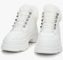 Estro Dames Witte Veterschoenen voor de Winter met Echt Bont Er00112246 White Dames - Thumbnail 3