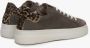 Estro Grijze Sneakers voor Dames met een Dierenprint gemaakt van Echt Italiaans Velours Er00115716 Gray Dames - Thumbnail 5