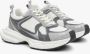 Estro Dames Grijze en Witte Sneakers met een Flexibele Zool ES 8 Er00114600 Gray Dames - Thumbnail 3