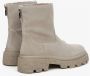 Estro Grijze Velours Enkellaarzen voor de Winter Er00114211 Gray Dames - Thumbnail 5